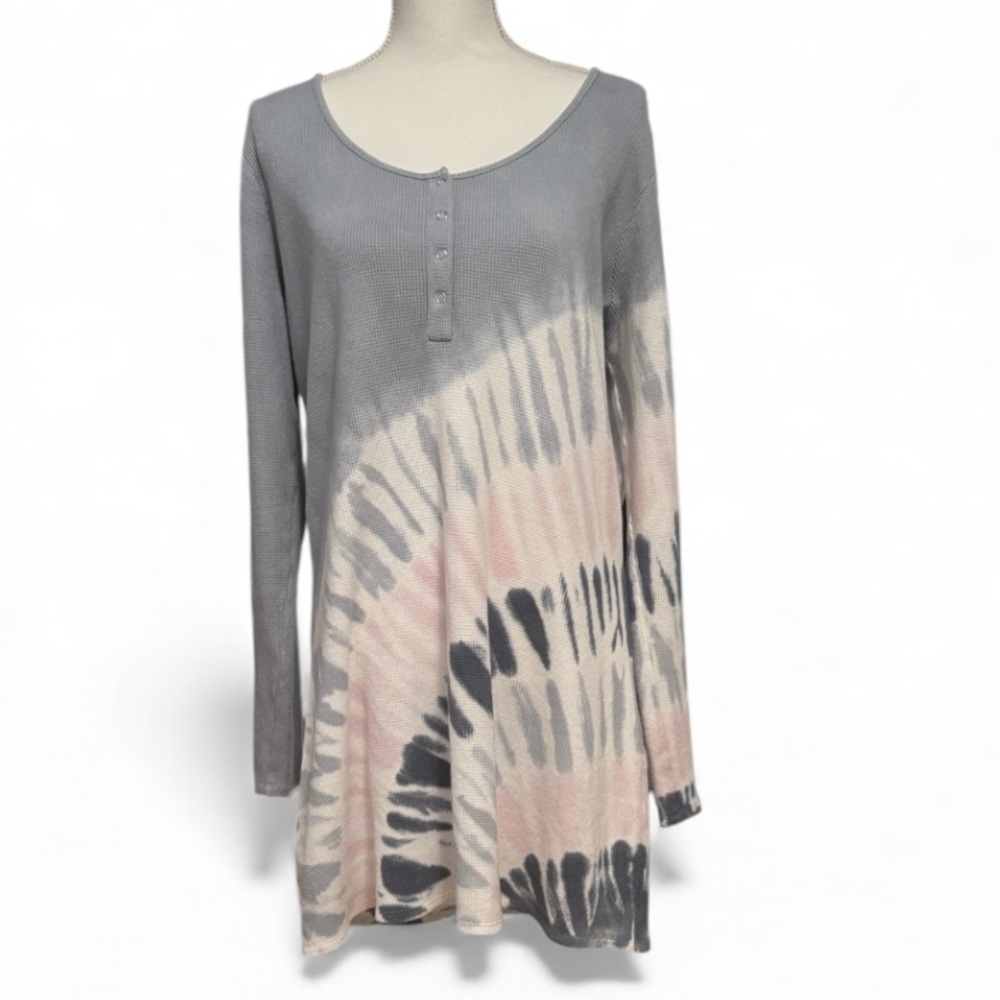 Victoria's Secret Gray, Pink and Black Tie-Dye Tunic/Dress
